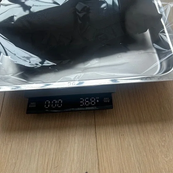 Drowsy Sleep in the City Silk Sleep Eye Mask Women Black Ruffle Blackout Travel - Picture 10 of 10